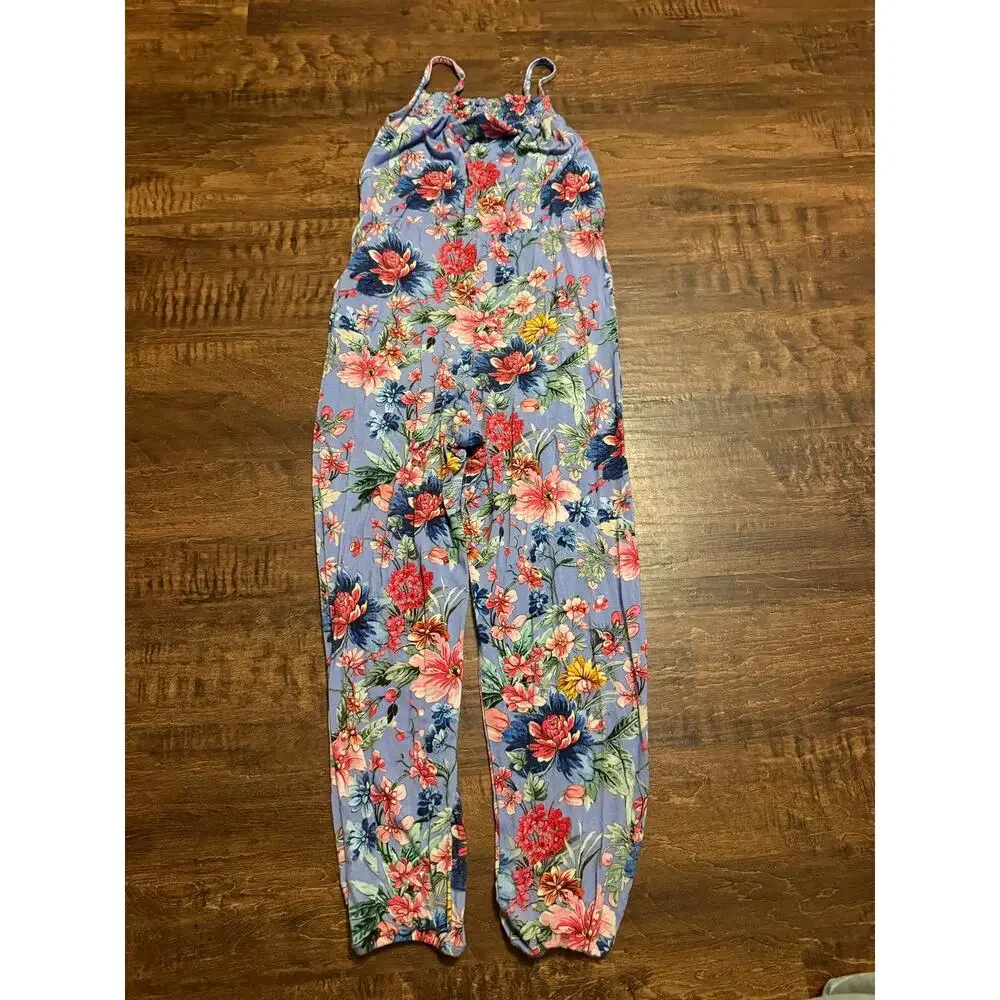 Posh Peanut girls romper size 8 floral set of 2